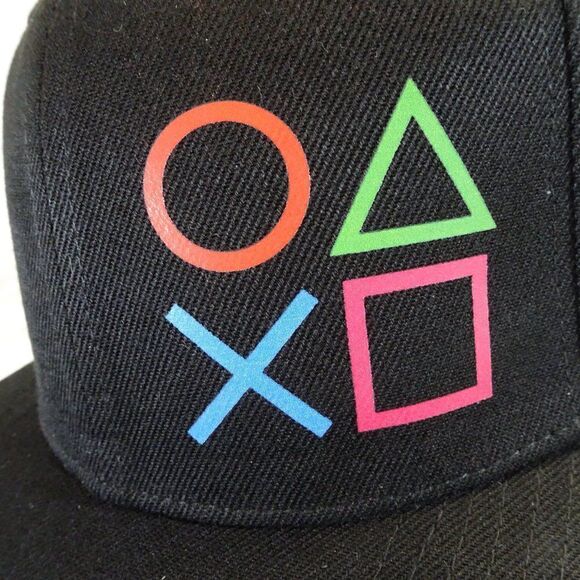 Playstation Men Black Adjustable Hat Cap - Picture 5 of 8